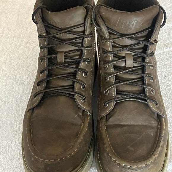 Lugz High Top Safety Steel Toe Boots Sz 10W main image 6